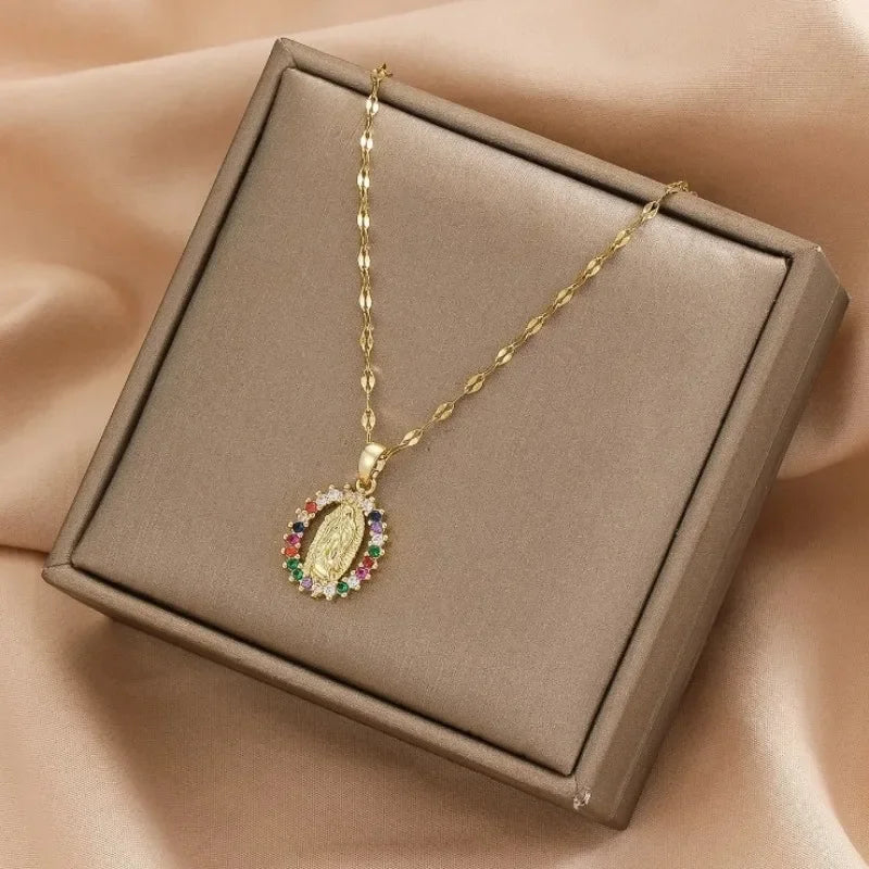 Collar de Zirconia, Virgen de Guadalupe
