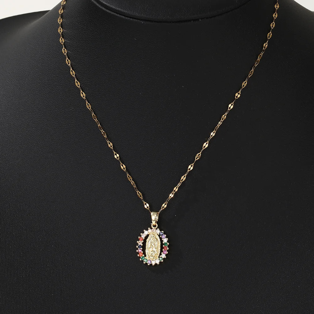 Collar de Zirconia, Virgen de Guadalupe