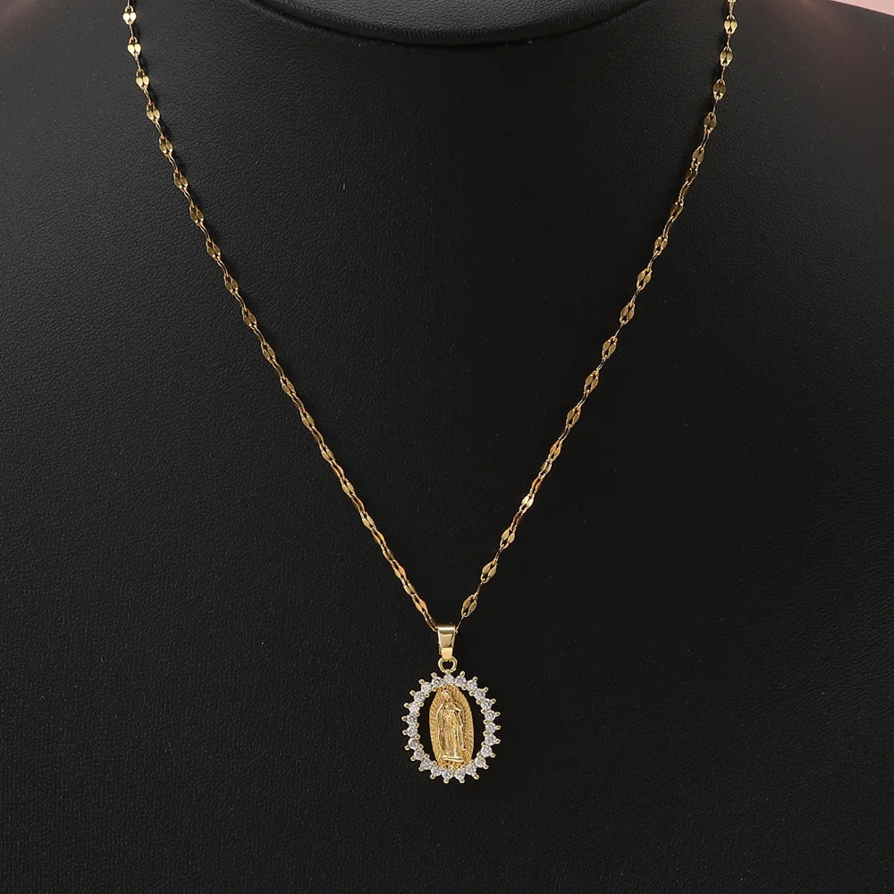 Collar de Zirconia, Virgen de Guadalupe