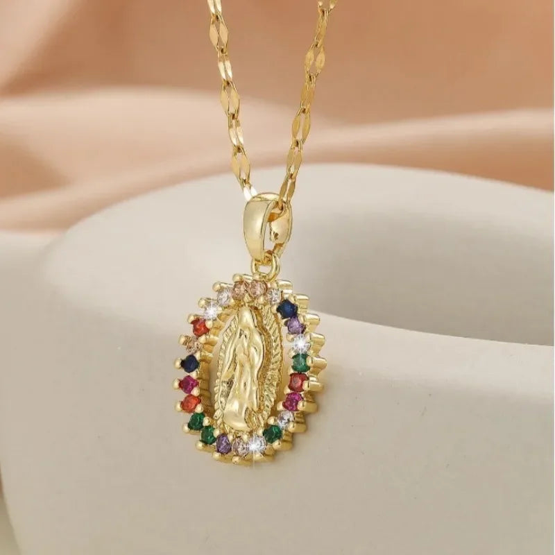 Collar de Zirconia, Virgen de Guadalupe