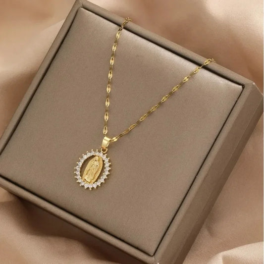 Collar de Zirconia, Virgen de Guadalupe
