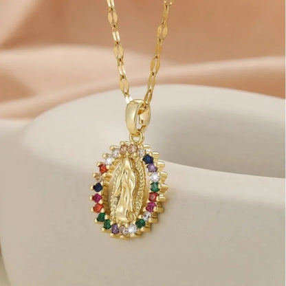 Collar de Zirconia, Virgen de Guadalupe